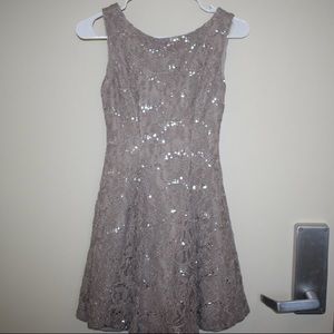 Dress with sequins